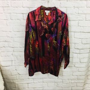 Avenue plus size women’s blouse 18 20 silky top